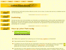 Tablet Screenshot of lekkerplantaardig.net